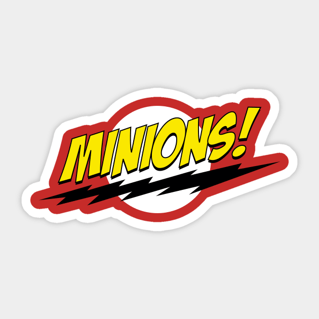 Minions! Sticker by bazinga